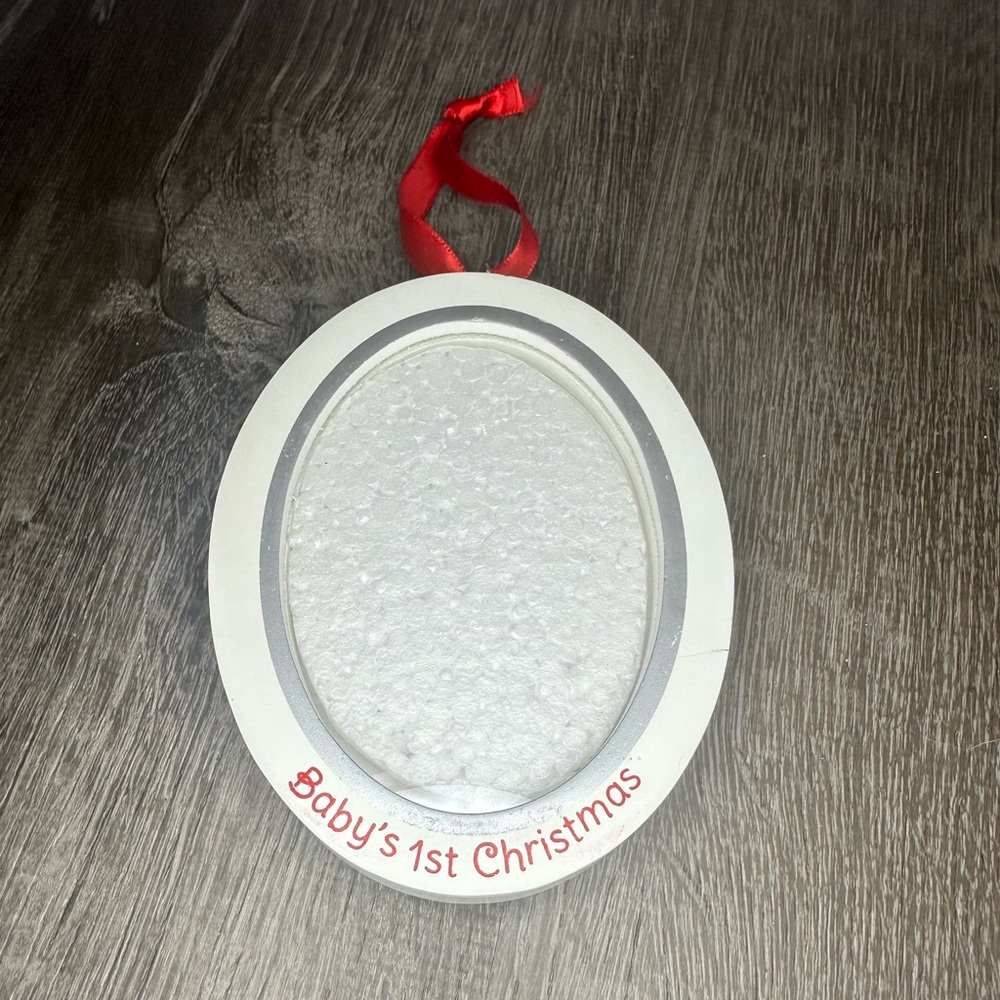 Baby’s first Christmas picture frame
